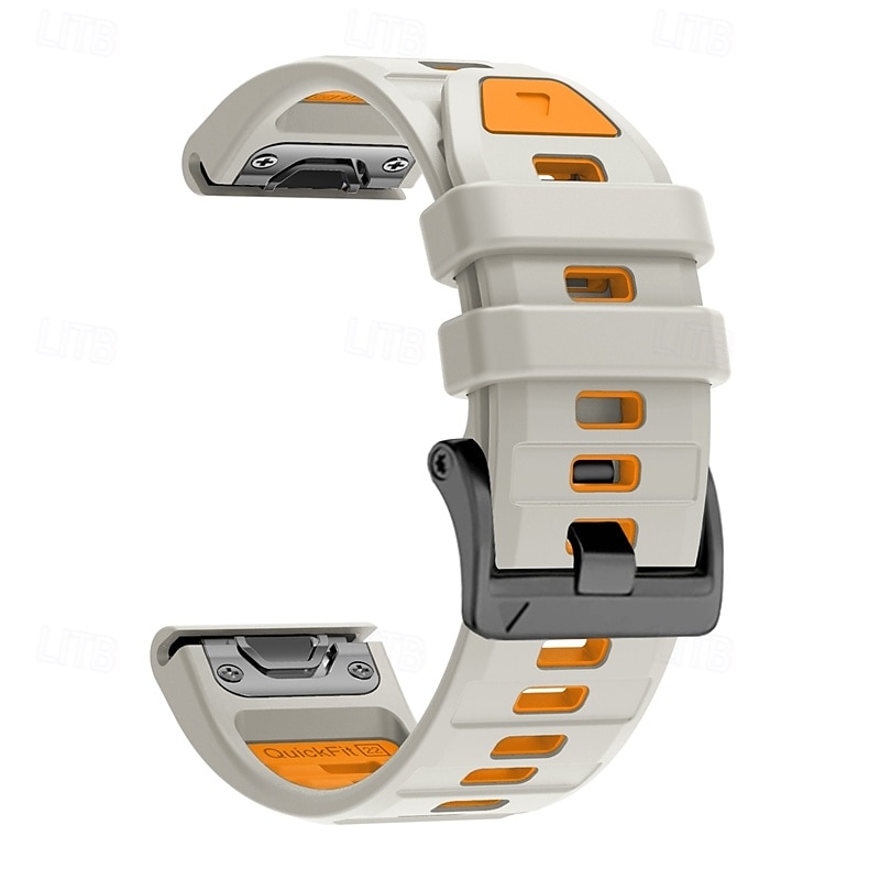 Uhrenarmband für Garmin Fenix 8 47mm 51mm 7X 6 6X Pro Epix Pro Instinct 2X Approach S70 S62 S60 Forerunner 955 945 Epix Marq Descent Quatix 22mm 26mm Silikon Ersatz Gurt Quick Fit Verstellbar 2025 - $22.99 –P11