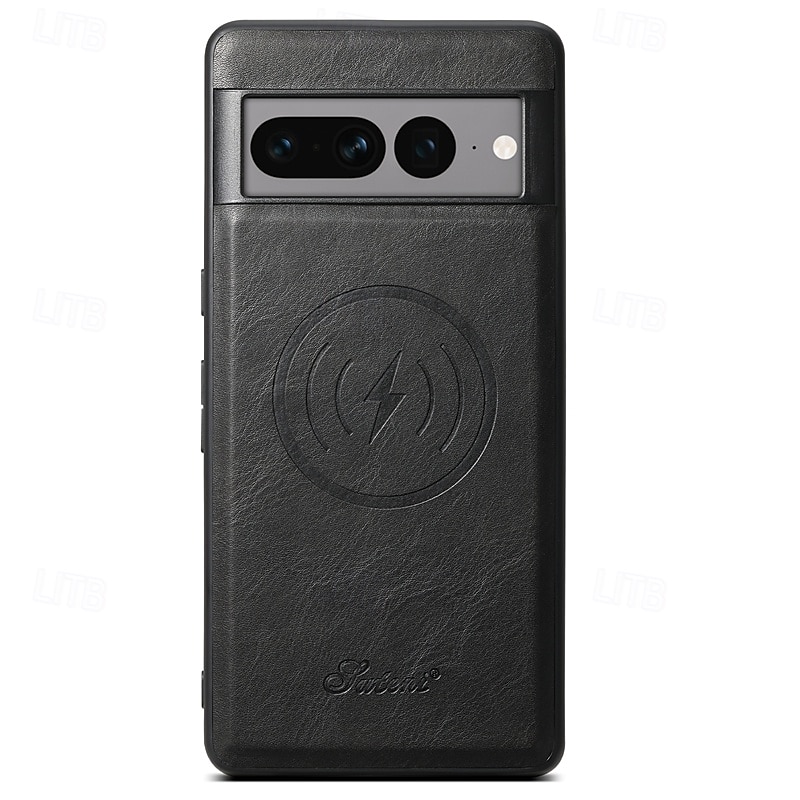 telefon Ügy Kompatibilitás Pixel 9 Pro Pixel 9 Pro XL Pixel 8 Pro Pixel 8 Pixel 7 Pixel 7 Pro Pixel 6 Pixel 6 Pro Fekete tok Állvánnyal Mágneses Kártyahely Retro TPU PC PU bőr 2025 - $27.99 –P6