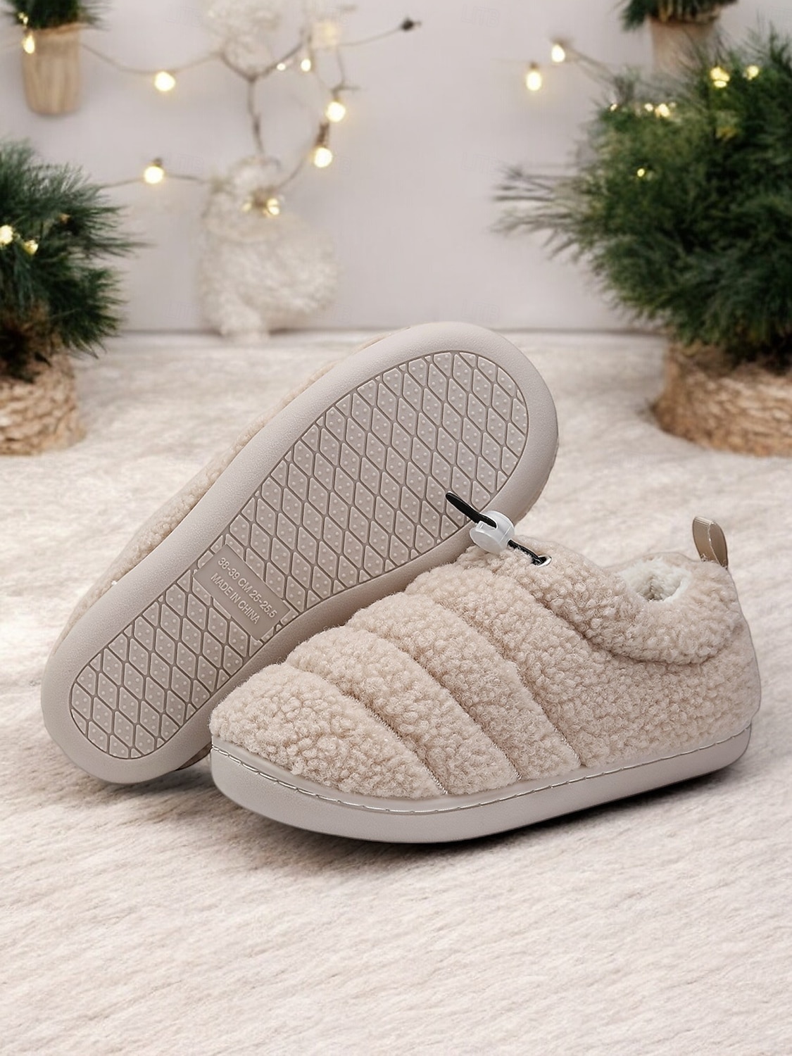 Cozy Fleece Lined Indoor Slippers with Non-Slip Sole – Warm Plush Home Shoes for Women 2025 - $19.99 –P3