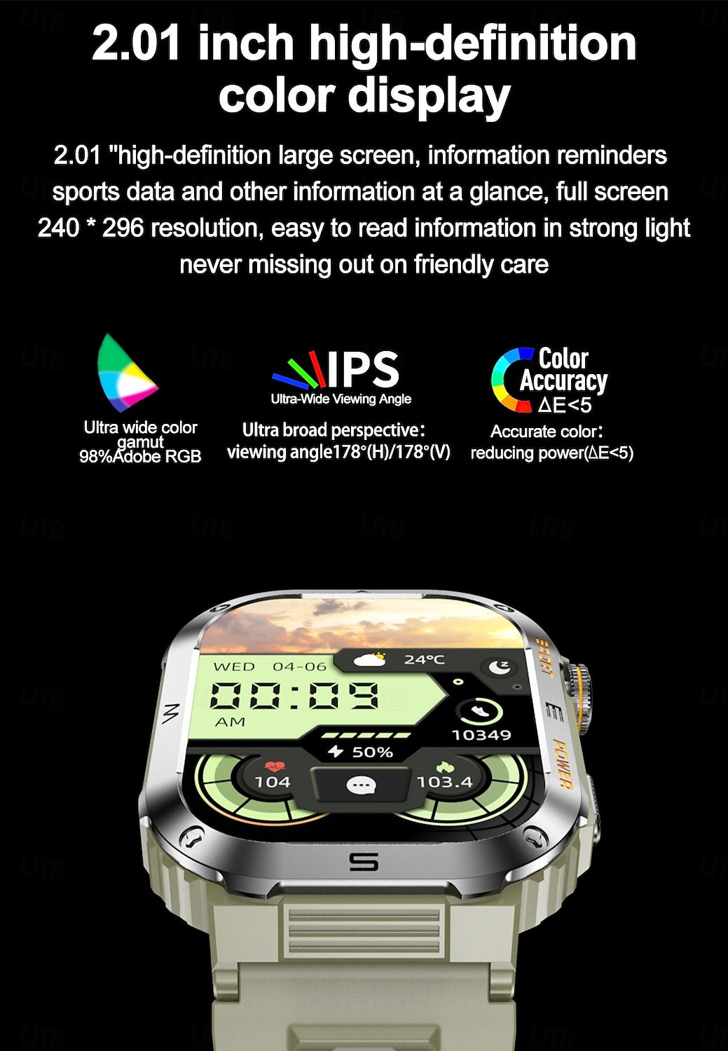 MT39 Smart Watch 2.01inch Large Screen Bluetooth Call Heart Rate Health Monitor Outdoor Sports AI Voice Assistant Smartwatch 2025 - $43.99 –P3