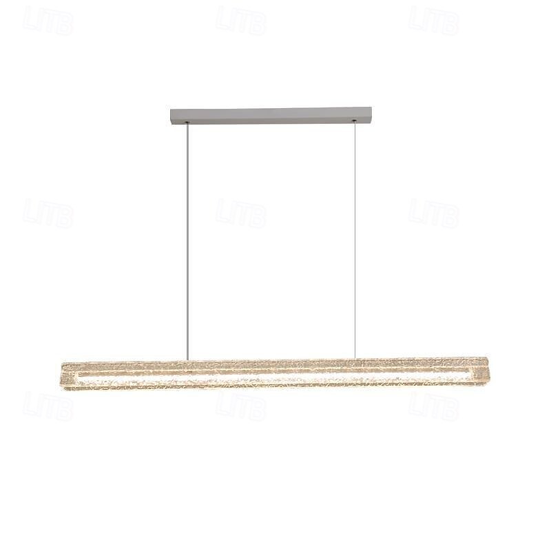 Luminária pendente de design de linha de 100 cm com acabamentos pintados em acrílico led moderno 110-120v 220-240v de 2026 por $279.99 –P2