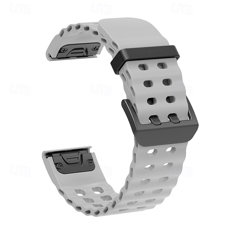 Watch Band for Garmin Fenix 8 47mm 51mm 7X 6 6X Pro Epix Pro Instinct 2X Approach S70 S62 S60 Forerunner 955 945 Epix Marq Descent Quatix 22mm 26mm Silicone Replacement Strap Quick Fit Adjustable 2025 - $16.99 –P2