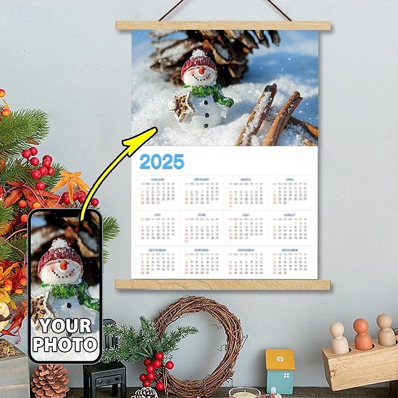 poster personalizzati del calendario 2025 con appendini stampe su tela e poster da parete poster personalizzati del 2025 a $25.99 –P10