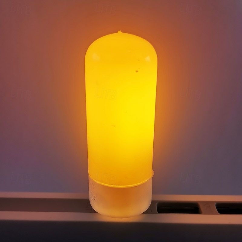 1 luz nocturna USB, teclado de computadora, luz portátil para dormitorio de estudiantes para acampar al aire libre y uso en interiores 2025 - $6.99 –P12