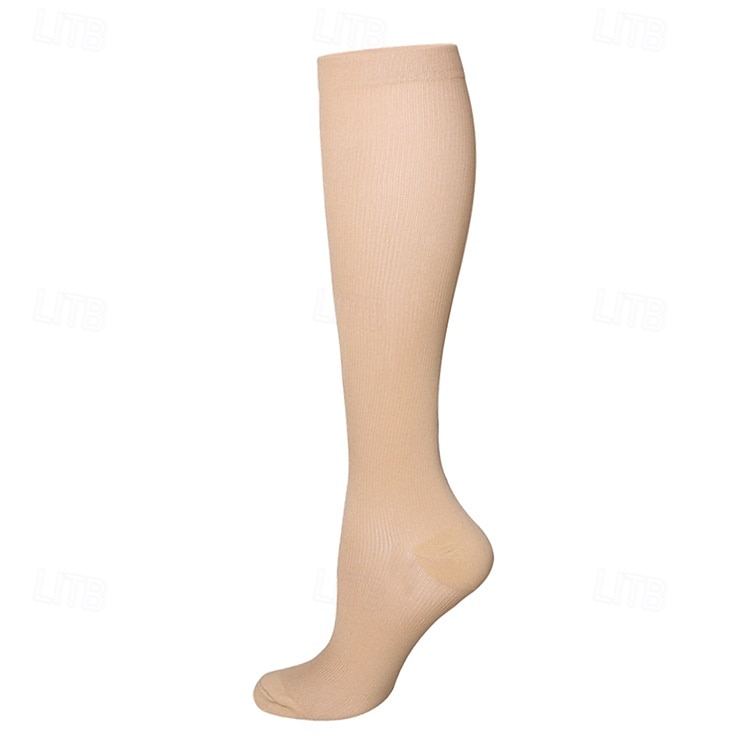 Yoga Socks 3 Pairs Men's Women's Compression Socks Anti-Slip Breathable Sweat wicking Comfortable Gym Workout Basketball Football / Soccer Running Jogging Sports Solid Colored Fashion Polyester 2026 - $8.99 –P11
