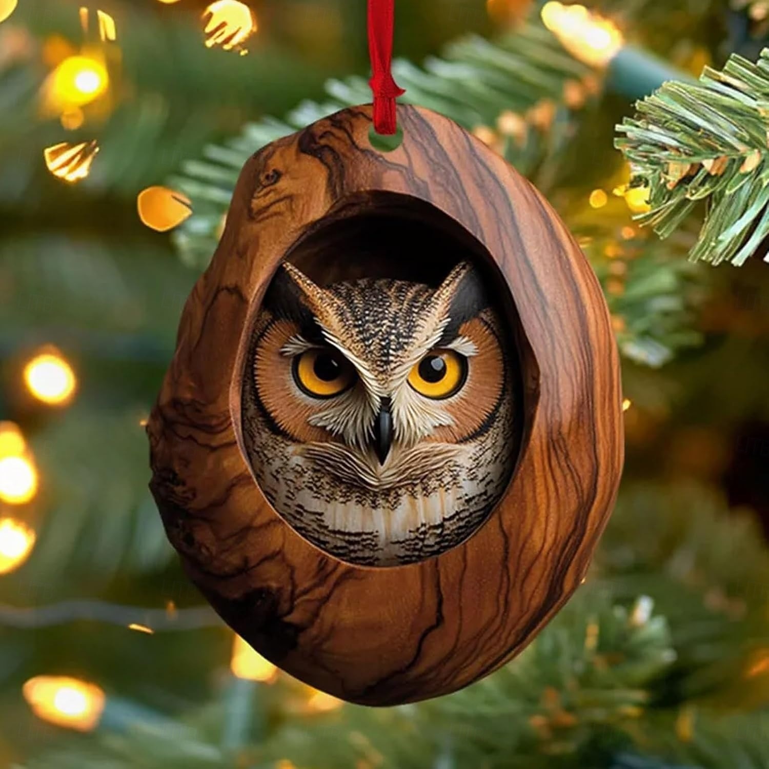 12 buc/set ornamente pentru pomul de Crăciun 2d acrilic decorare animale de pădure brad de Crăciun ornament cu model de animale decor sezonier pentru bradul de Crăciun 2025 - $20.99 –P4