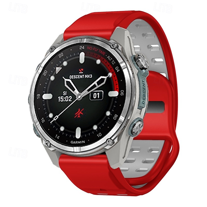 Kellon ranneke varten Garmin Fenix 8 47mm 51mm 7X 6 6X Pro Epix Pro Instinct 2X Approach S70 S62 S60 Forerunner 955 945 Epix Marq Descent Quatix 22mm 26mm Silikoni Korvaus Hihna Quick Fit Karu 2025 - $22.99 –P5