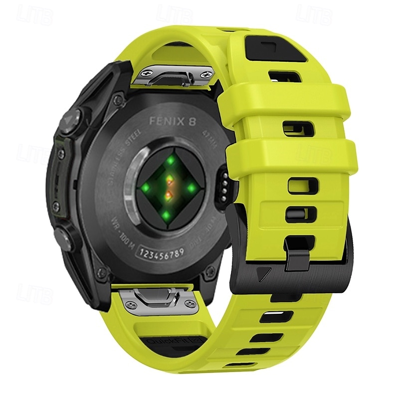 Uita-Band pentru Garmin Fenix 8 47mm 51mm 7X 6 6X Pro Epix Pro Instinct 2X Approach S70 S62 S60 Forerunner 955 945 Epix Marq Descent Quatix 22mm 26mm Silicon Înlocuire Curea Potrivire rapidă Ajustabil 2025 - $21.99 –P15