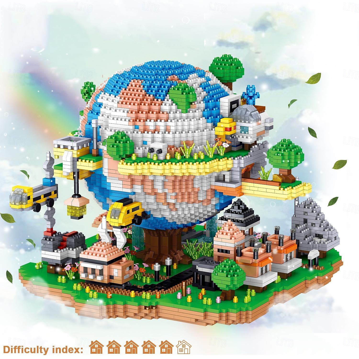rchitecture global village micro building blocks set5452pcs - giocattoli modello architettonico regali per bambini e adulti del 2025 a $105.99 –P1