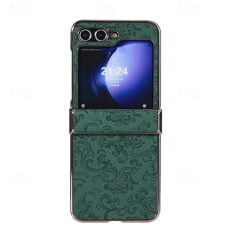 telefono Custodia Per Samsung Galaxy Z Flip 7 Z Flip 6 Z Flip 5 Z Flip 4 Z Flip 3 Copertura Posteriore Resistente agli urti Retrò PC Pelle PU del 2026 a $19.99 –P16