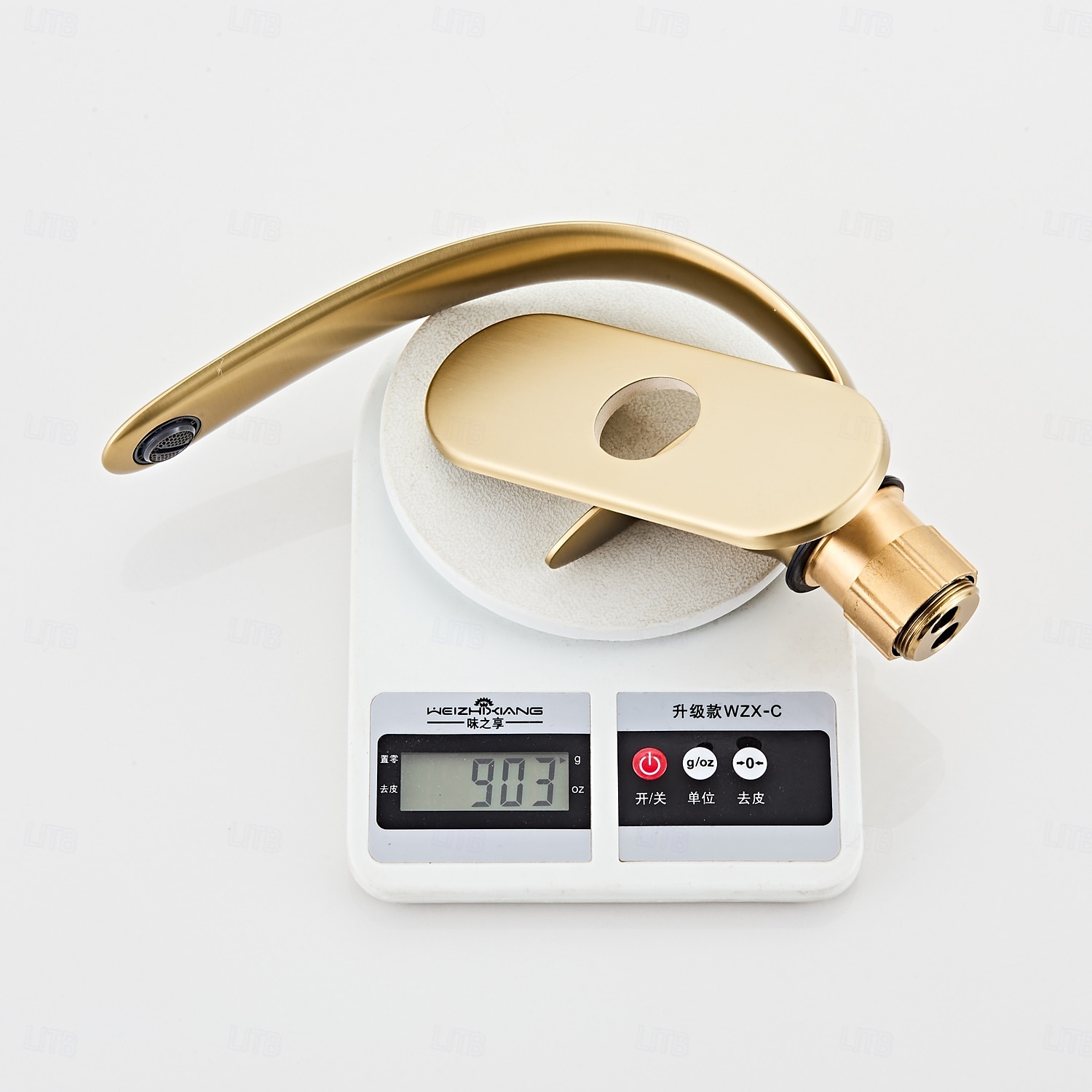 Wash Basin Mixer Tap Creative Design Brushed Gold Basin Mixer Tap Deck Mounted Cold and Hot Bathroom Faucet 2025 - $113.99 –P2