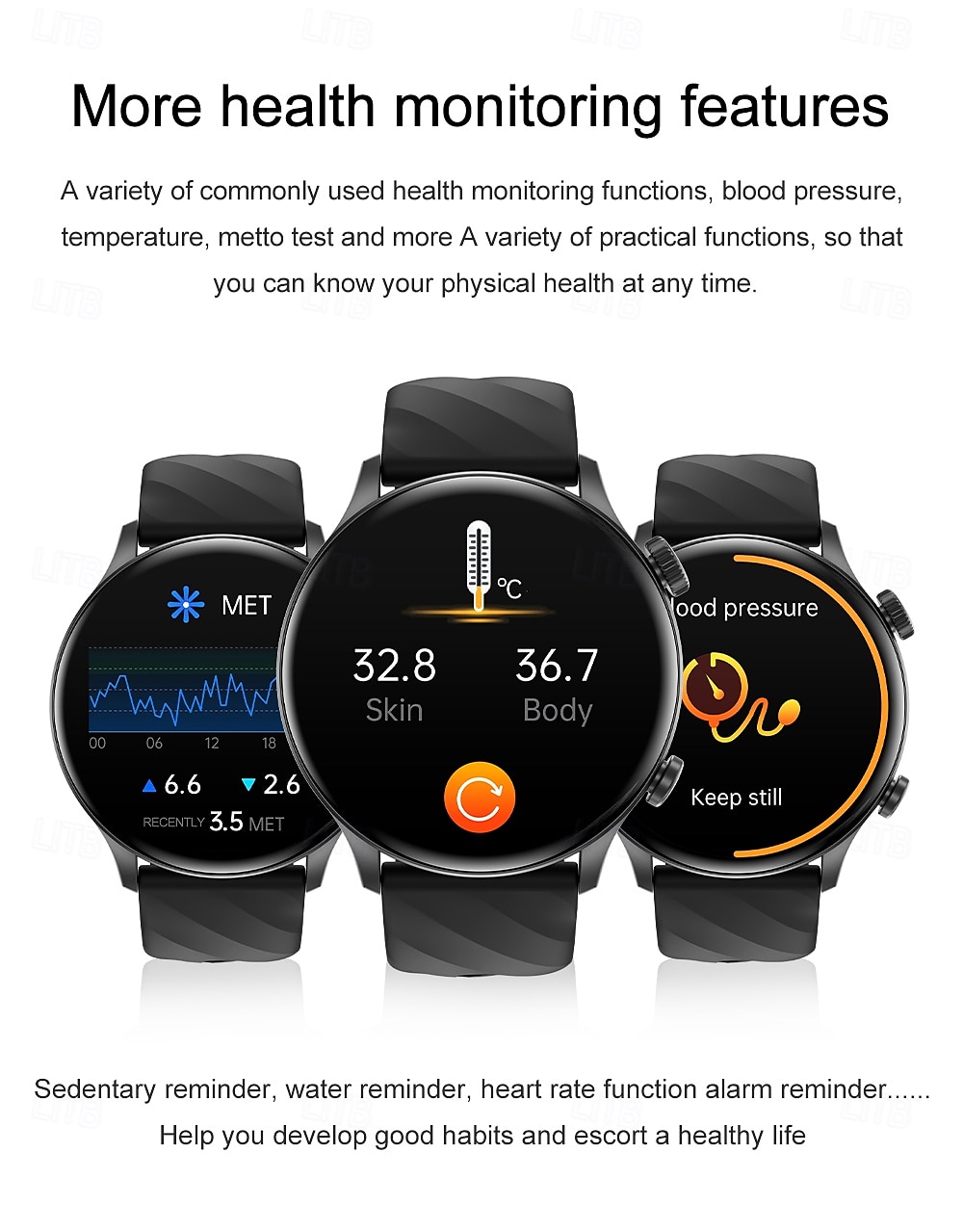 696 ZW63 Smart Watch 1.39 inch Smart Band Fitness Bracelet Bluetooth Pedometer Call Reminder Sleep Tracker Compatible with Android iOS Women Men Hands-Free Calls Message Reminder IPX-0 46mm Watch Case 2025 - $36.99 –P11