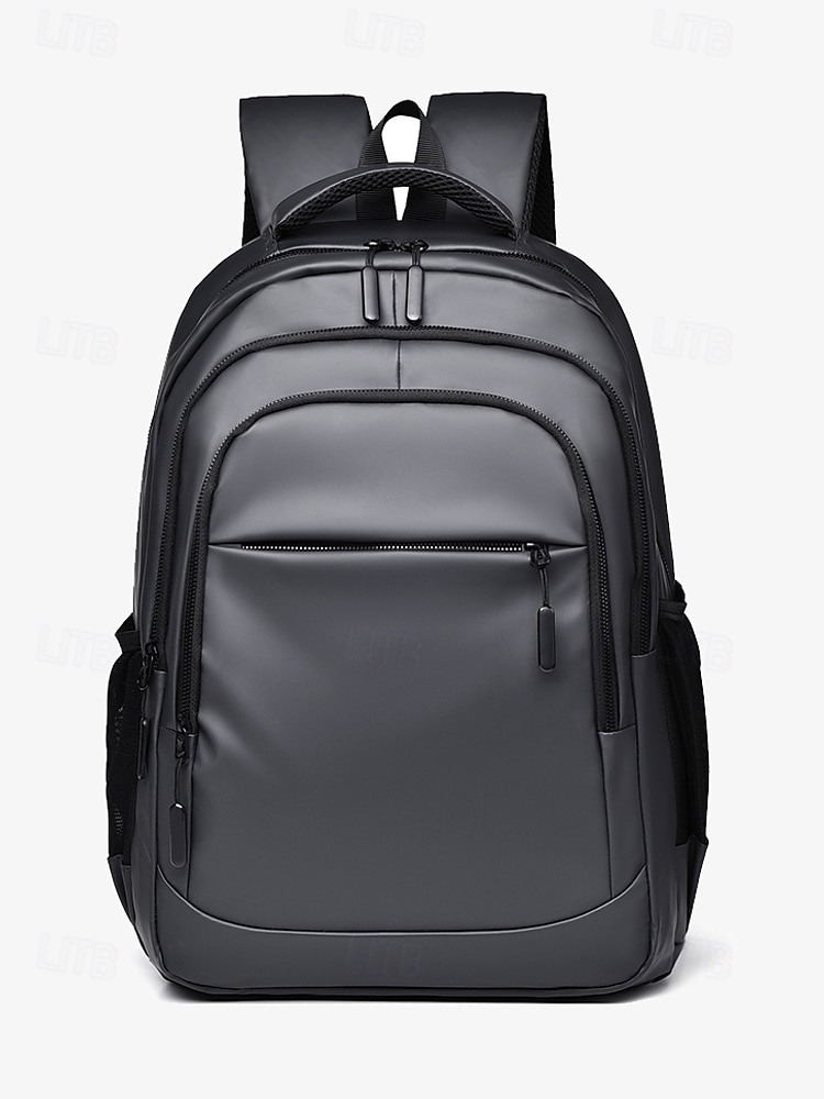 férfi vízálló üzleti laptop hátizsák – elegáns, több rekeszes táska USB töltőporttal munkához és utazáshoz 2025 - $34.99 –P4