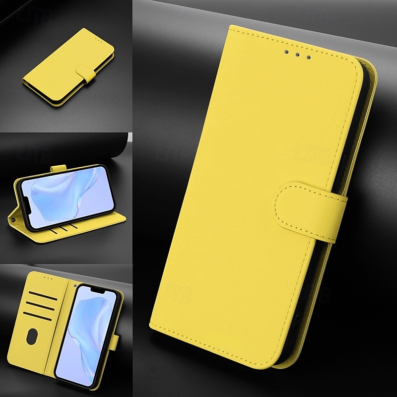 Phone Case For iPhone 16e Pro Max Plus iPhone 15 Pro Max Plus iPhone 14 13 12 11 Pro Max Plus iPhone 14 Pro Max iPhone 13 12 11 Pro Max Flip Cover with Stand Holder Magnetic Support Wireless Charging 2025 - $16.99 –P13