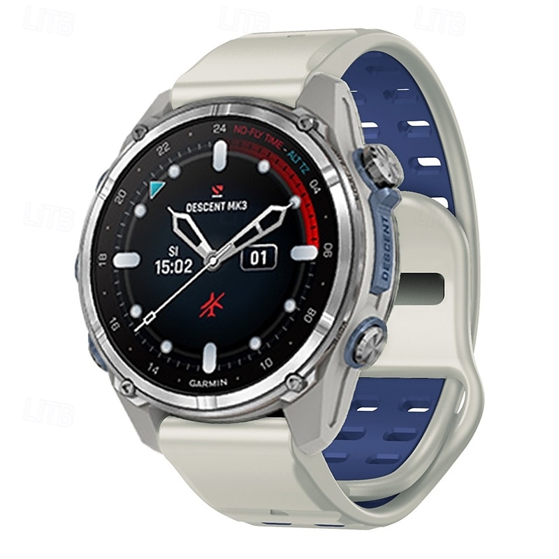 Kellon ranneke varten Garmin Fenix 8 47mm 51mm 7X 6 6X Pro Epix Pro Instinct 2X Approach S70 S62 S60 Forerunner 955 945 Epix Marq Descent Quatix 22mm 26mm Silikoni Korvaus Hihna Quick Fit Karu 2025 - $22.99 –P7