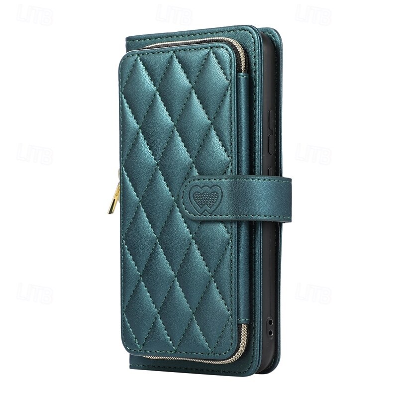 Phone Case For S24 Ultra S24 Plus S24 S24 FE S23 S22 S21 S20 Ultra Plus FE A55 A35 A25 A15 5G A54 A34 A14 A73 A53 A33 A23 A13 A72 A52 A32 A22 A12 A51 Flip Cover with Stand Holder Zipper with Wrist 2025 - $22.99 –P11