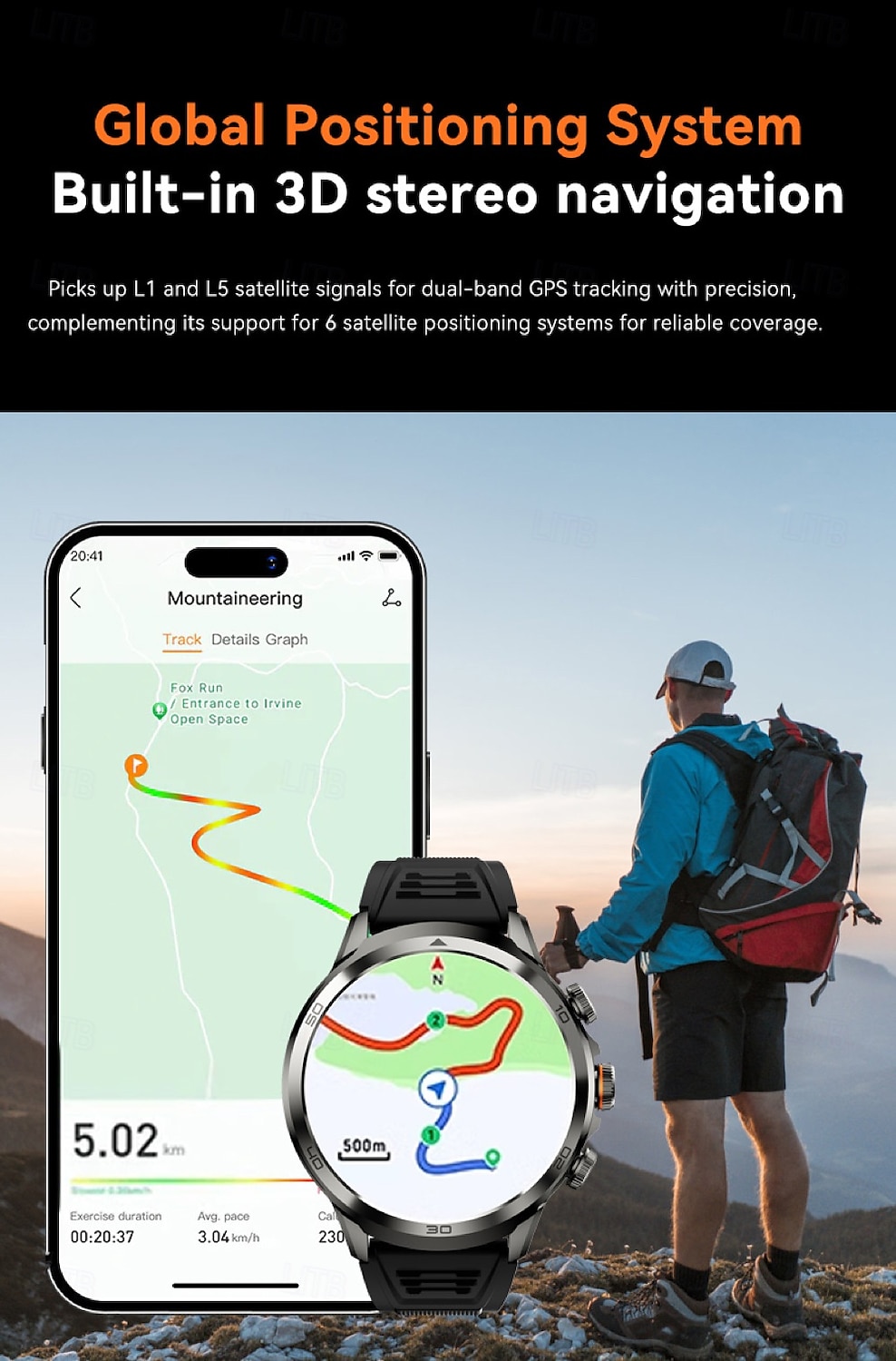 696 H19 Smart Watch 1.95 inch Smartwatch Fitness Running Watch Bluetooth Pedometer Call Reminder Sleep Tracker Compatible with Android iOS Men GPS Hands-Free Calls with Camera IP 67 52mm Watch Case 2025 - $144.99 –P12