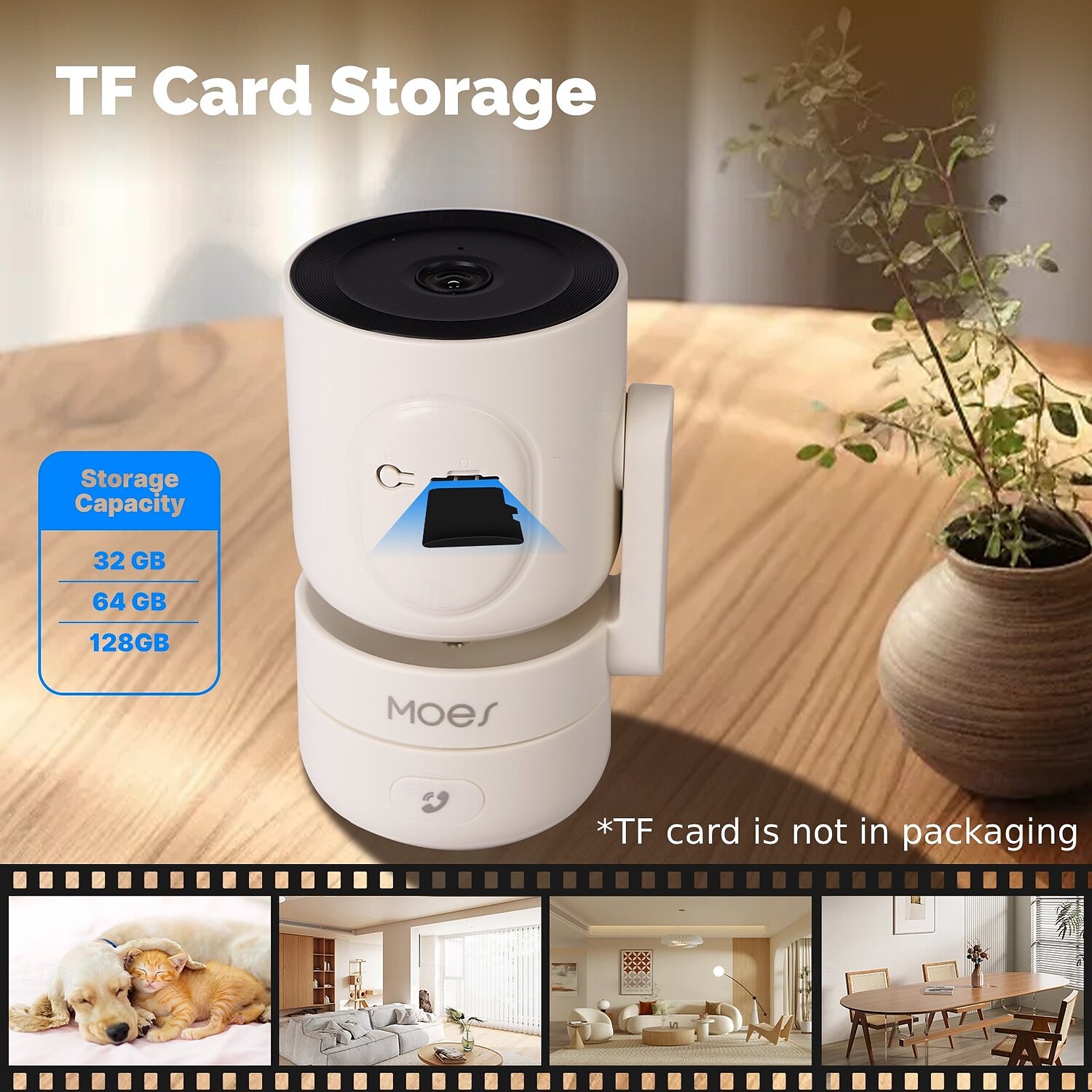 Tuya 4MP WiFi PTZ Cameras Smart Home Motion Monitor IR Night Vision Two-way Intercom Home CCTV Surveillance Monitoring Cameras 2025 - $63.99 –P5