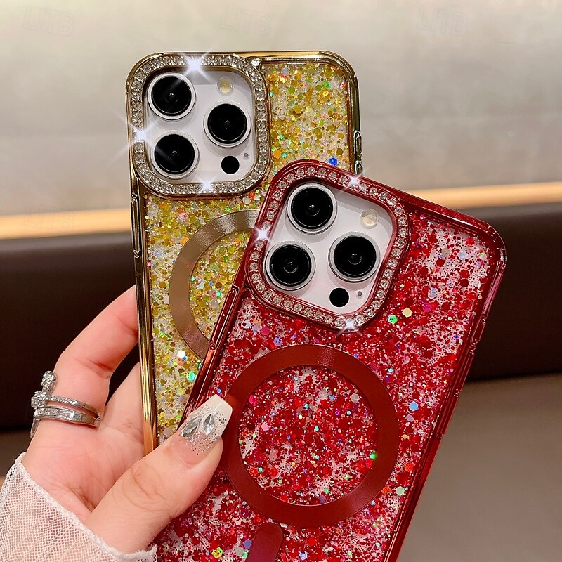 2025年 電話 ケース 用途 iPhone 16 Pro Max プラス iPhone 15 プロマックスプラス iPhone 14 13 12 Pro Max Plus iPhone 14 Pro Max iPhone 13 12 Pro Max バックカバー 磁石バックル ワイヤレス充電をサポート 耐衝撃 レトロ風 TPU PC  コレクション – $17.99 –P4