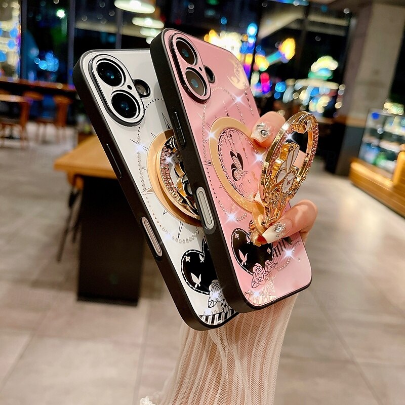 Phone Case For iPhone 16 Pro Max Plus iPhone 15 Pro Max Plus iPhone 14 Pro Max iPhone 14 Pro Max Plus iPhone 13 Pro Max Back Cover with Stand Holder Magnetic Support Wireless Charging Retro TPU PC 2025 - $20.99 –P2