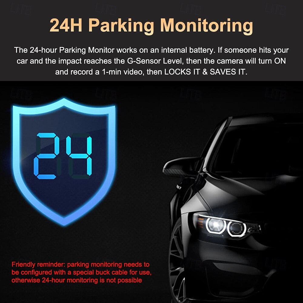 HD Car Dash Camera 3 Cameras 4 Inch LCD Backlit Display 360 Degree Rotatable 170 Degree Wide Angle Night Vision Auto Storage 1080P Car DVR 2025 - $52.99 –P10