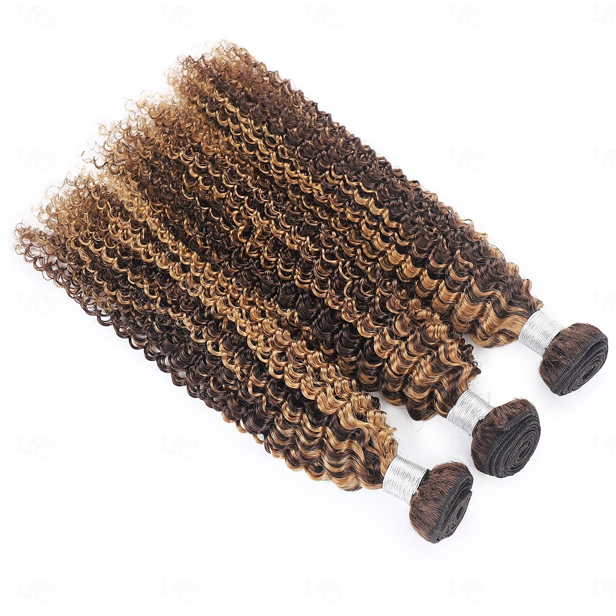 mette in risalto i capelli umani p4/27 ricci ondulati bundle 3 bundle 300g extension per capelli del 2025 a $183.99 –P3