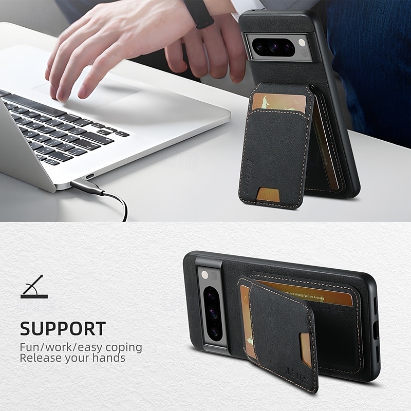 telefoon hoesje Voor Pixel 9 Pro Pixel 9 Pro XL Pixel 8 Pro Pixel 8 Pixel 9 Pixel 7 Pixel 7 Pro Pixel 6 Pixel 6 Pro Wallet Card Case met standaard Kaartsleuf Schokbestendig Retro TPU PC PU-nahka 2025 - $19.99 –P3