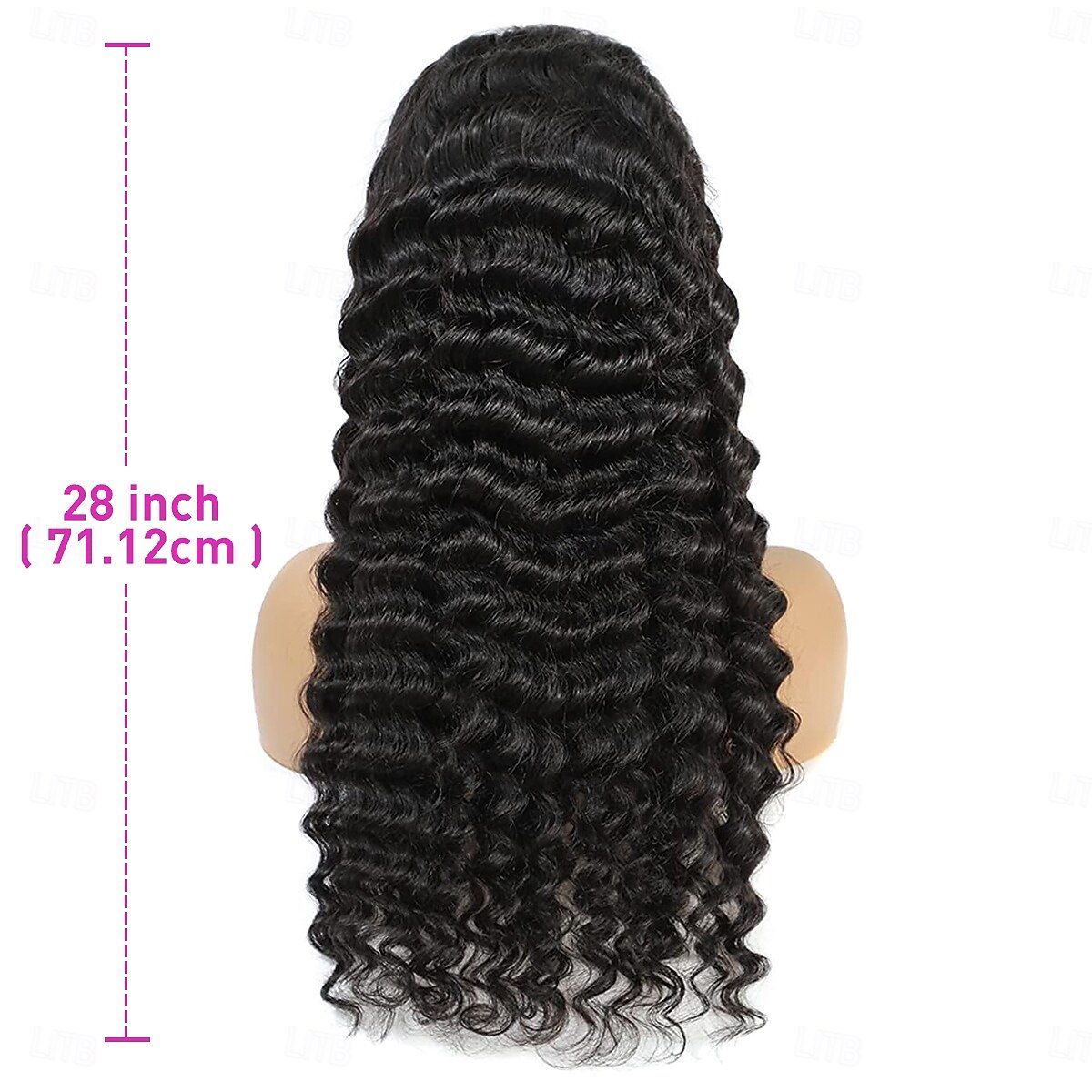 Parrucche frontali in pizzo con onde profonde 13x6, capelli umani, densità 180, parte profonda, parrucche frontali in pizzo con riccioli, capelli umani, pre-pizzicate, parrucca frontale in pizzo del 2025 a $180.99 –P7