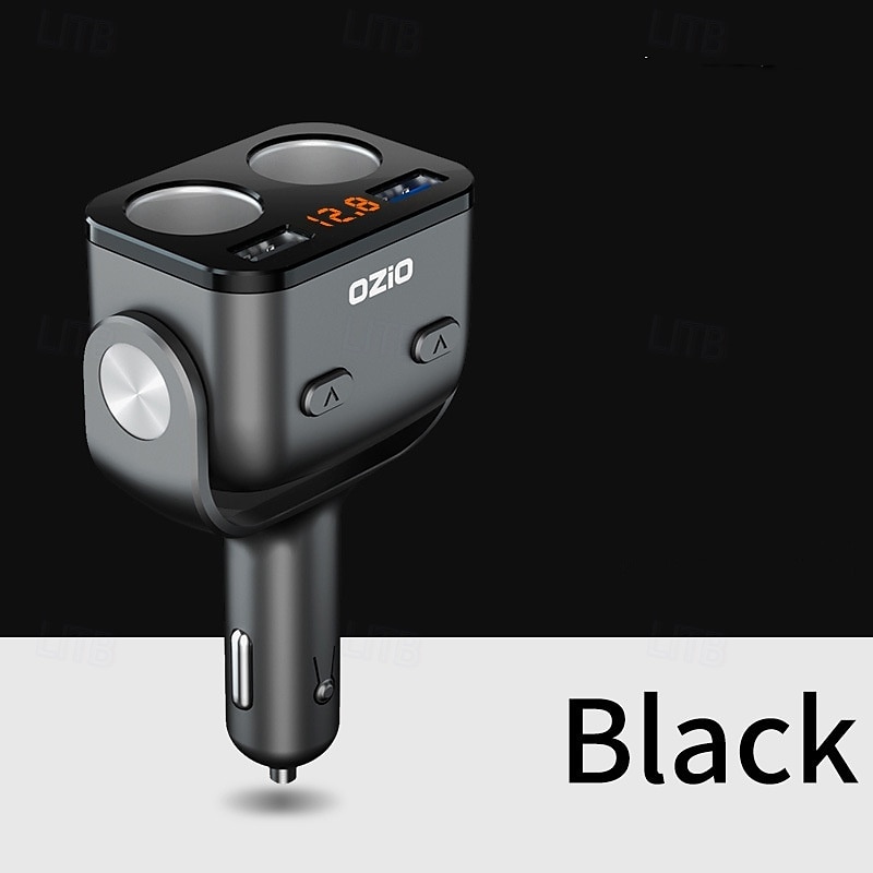 auto sigarettenaansteker multifunctionele een tot twee conversie plug usb autolader mobiele telefoon snel opladen 2025 - $26.99 –P3