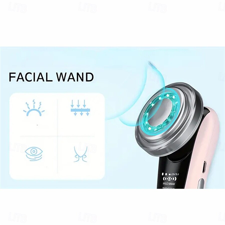 επαναφορτιζόμενη αντιγηραντική και αντιρυτιδική συσκευή μασάζ περιποίησης προσώπου με φόρτιση usb όργανο περιποίησης δέρματος για το σπίτι ιδανικό δώρο για γυναίκες 2025 - $21.99 –P7