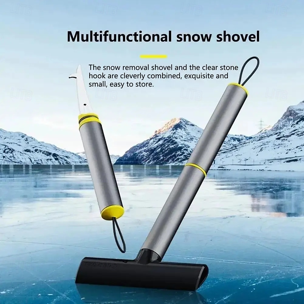 auto ijskrabber voorruit sneeuwruimer schep ijsbreker sneeuwruimer reinigingsglasborstel tpu winter sneeuwborstel schep gereedschap 2025 - $18.99 –P2
