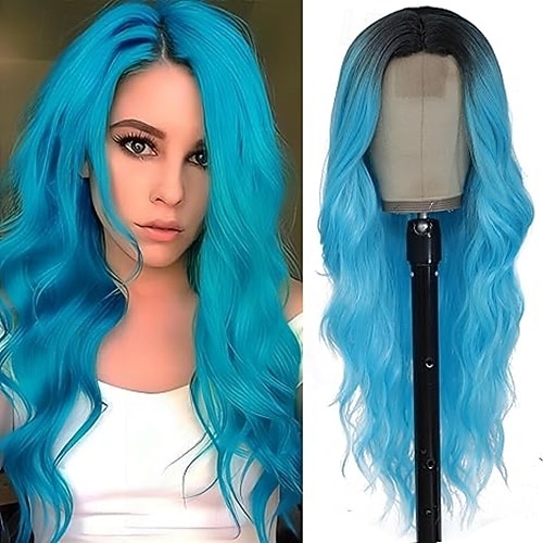 peruca longa para mulheres perucas de cabelo vermelho ondulado e cacheado peruca de substituição de cabelo sintético peruca de cabelo resistente ao calor para uso diário em festas perucas de festa de de 2026 por $25.99 –P3