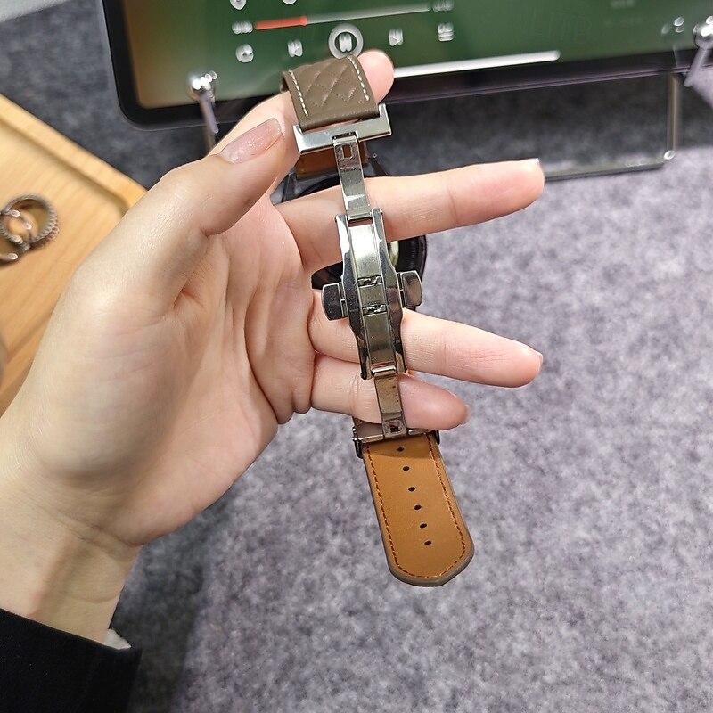 Cinturino per orologio  per Samsung Galaxy Watch 7/6/5/4 40/44mm, Galaxy Watch 5 Pro 45mm, Galaxy Watch 4/6 Classic 42/46/43/47mm, Watch 3, Active 2, Gear S2 Similpelle Sostituzione Cinghia Regolabili del 2025 a $16.99 -P5