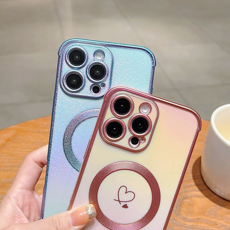 2025年 電話 ケース 用途 iPhone 16 Pro Max プラス iPhone 15 プロマックスプラス iPhone 14 13 12 Pro Max Plus iPhone 14 Pro Max iPhone 13 12 Pro Max バックカバー 磁石バックル ワイヤレス充電をサポート 耐衝撃 レトロ風 TPU 仕上げ  コレクション – $17.99 –P9