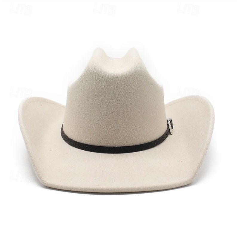 Pánské Klobouk Kentucky Derby Sluneční klobouk Kovbojský klobouk Klobouk Fedora Trilby Černá Velbloudí Polyester Retro styl Módní 18. století stát Texas Denní Tématický večírek Plná / Jednobarevná 2025 - $21.99 –P2