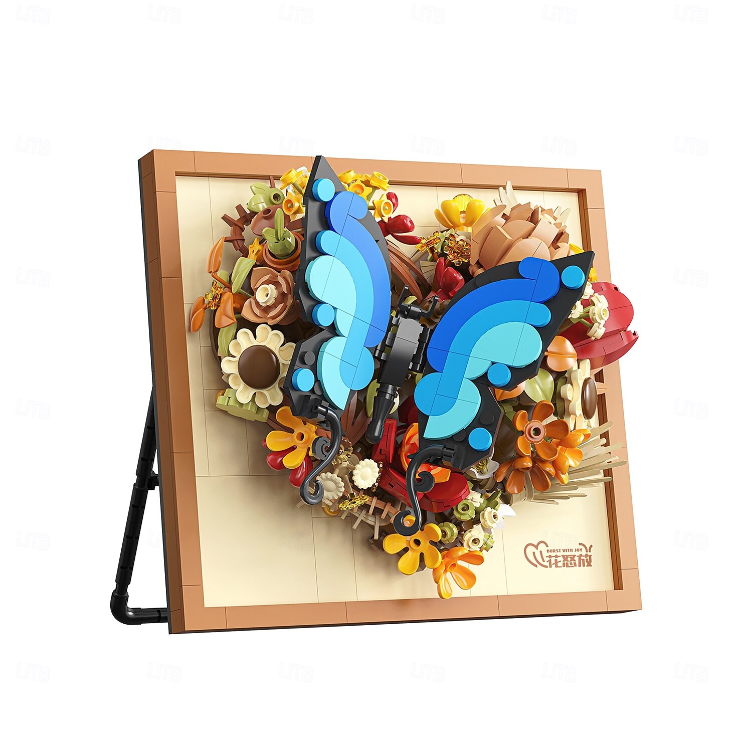 set de buchete pentru constructii de flori jucării pentru constructii de flori blocuri de constructii jucării de cărămidă cu flori proiect creativ pentru decorul camerei acasă cadouri de aniversare de 2025 - $39.99 –P1