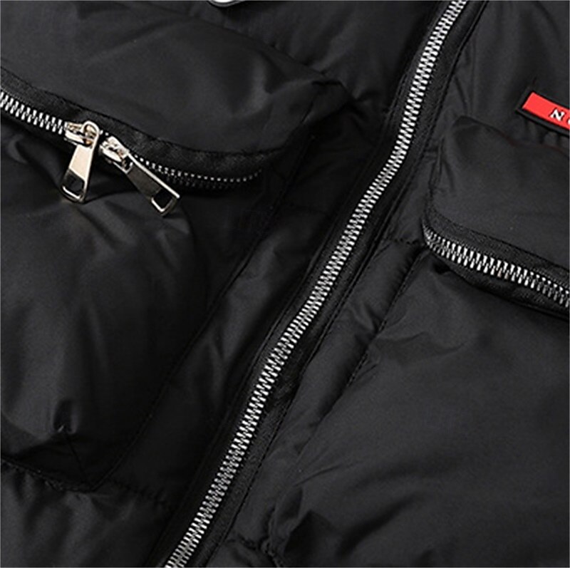 Herren Puffer Weste Kapuzenweste Gepolstert Weste Steppweste Täglich Verabredung Urlaub Modisch Brautkleider schlicht Herbst Winter Tasche Abnehmbare Kapuze Polyester warm halten Komfortabel Feste 2025 - $44.99 –P7