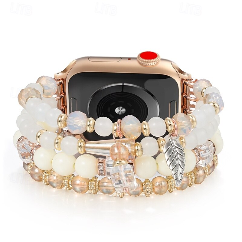 Pulseira Esportiva Compatível com Pulseira Apple Watch 38mm 40mm 41mm 42mm 44mm 45mm 49mm Com Miçangas Ajustável Respirável Contas pulseira de substituição para iwatch Ultra 2 Series 9 8 7 SE 6 5 4 3 de 2025 por $12.99 –P8