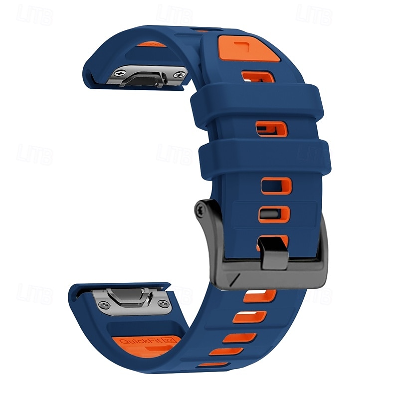 Uhrenarmband für Garmin Fenix 8 47mm 51mm 7X 6 6X Pro Epix Pro Instinct 2X Approach S70 S62 S60 Forerunner 955 945 Epix Marq Descent Quatix 22mm 26mm Silikon Ersatz Gurt Quick Fit Verstellbar 2025 - $22.99 –P2