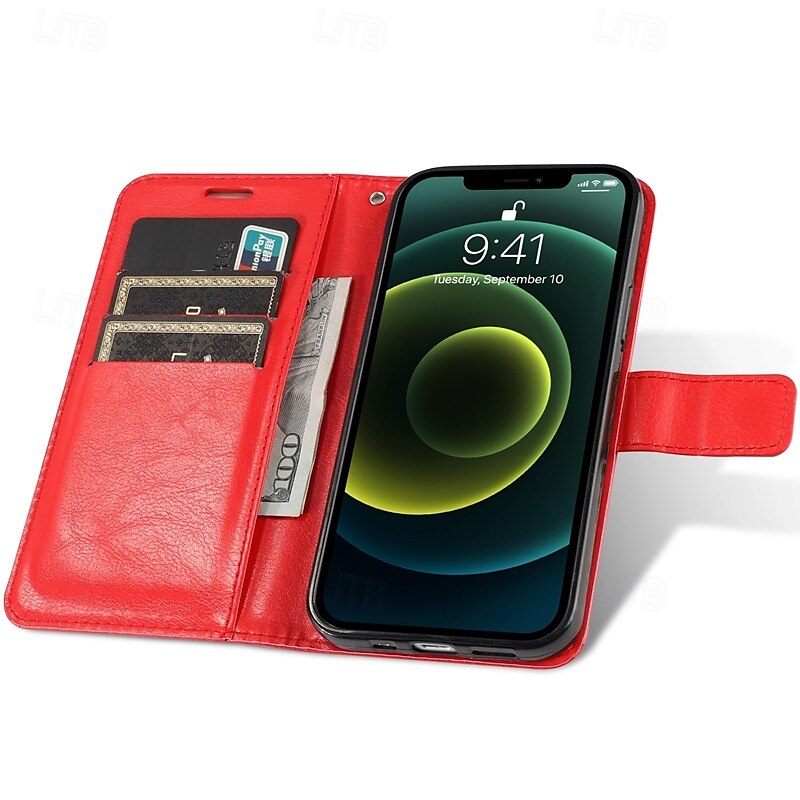 هاتف غطاء من أجل Pixel 7 Pixel 7 Pro Pixel 6 Pixel 6 Pro غطاء خلفي مع حامل فتحة لبطاقة ضد الصدمات مكتب  /  الأعمال TPU جلد PU 2025 - $13.99 –P2
