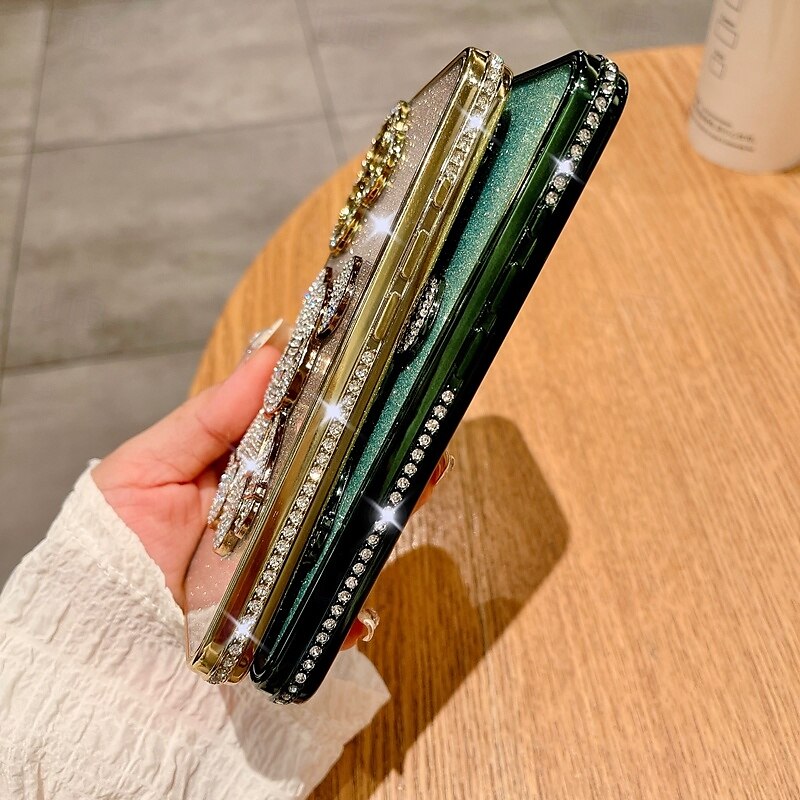 telefon Etui Til iPhone 16 15 14 Pro Max Plus iPhone 13 12 11 Pro Max Bakdeksel Bling Glitter Shiny Støtsikker Kontor / Bedrift TPU 2025 - $15.99 –P5