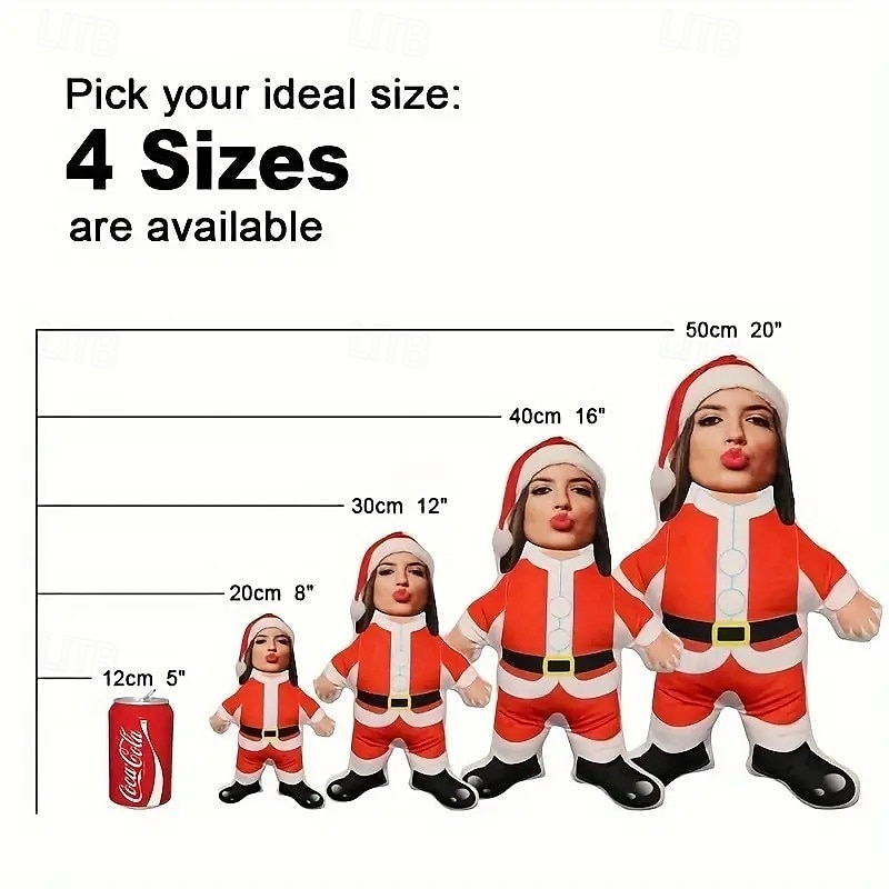 Irregular Christmas Cushions & Pillows Personalized Gift Photo Gingerbread Custom Gift Ideas in Various Sizes with Insert 2025 - $12.49 –P2