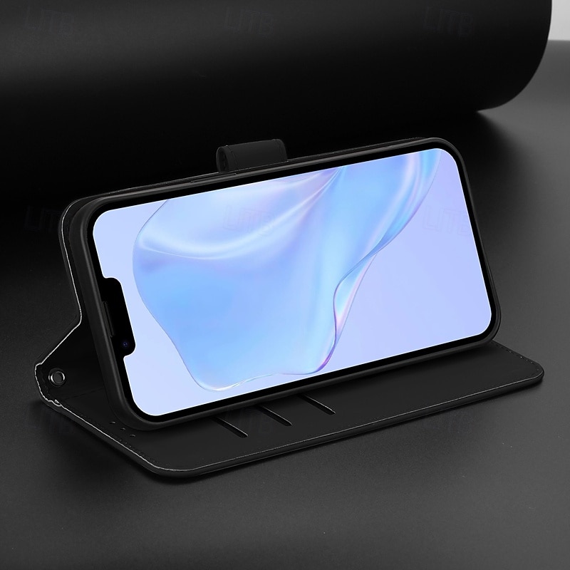 Phone Case For iPhone 16e Pro Max Plus iPhone 15 Pro Max Plus iPhone 14 13 12 11 Pro Max Plus iPhone 14 Pro Max iPhone 13 12 11 Pro Max Flip Cover with Stand Holder Magnetic Support Wireless Charging 2025 - $16.99 –P12