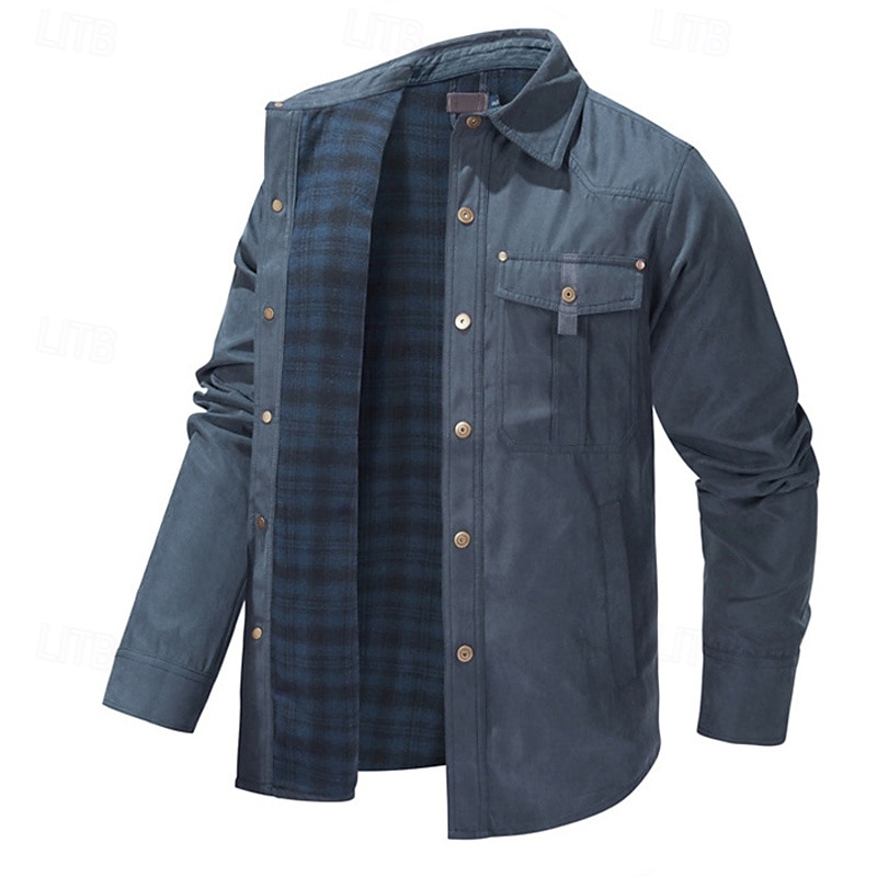 Hombre Chaqueta Cortavientos Al aire libre Resistente al Viento Cómodo Trajes de senderismo Ropa de senderismo Primavera Otoño Chaqueta Paravientos Color sólido Negro Azul Marrón 2025 - $50.99 –P15