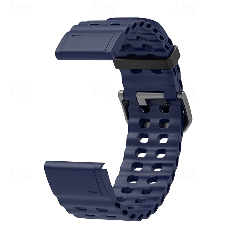Watch Band for Garmin Fenix 8 47mm 51mm 7X 6 6X Pro Epix Pro Instinct 2X Approach S70 S62 S60 Forerunner 955 945 Epix Marq Descent Quatix 22mm 26mm Silicone Replacement Strap Quick Fit Adjustable 2025 - $16.99 –P8