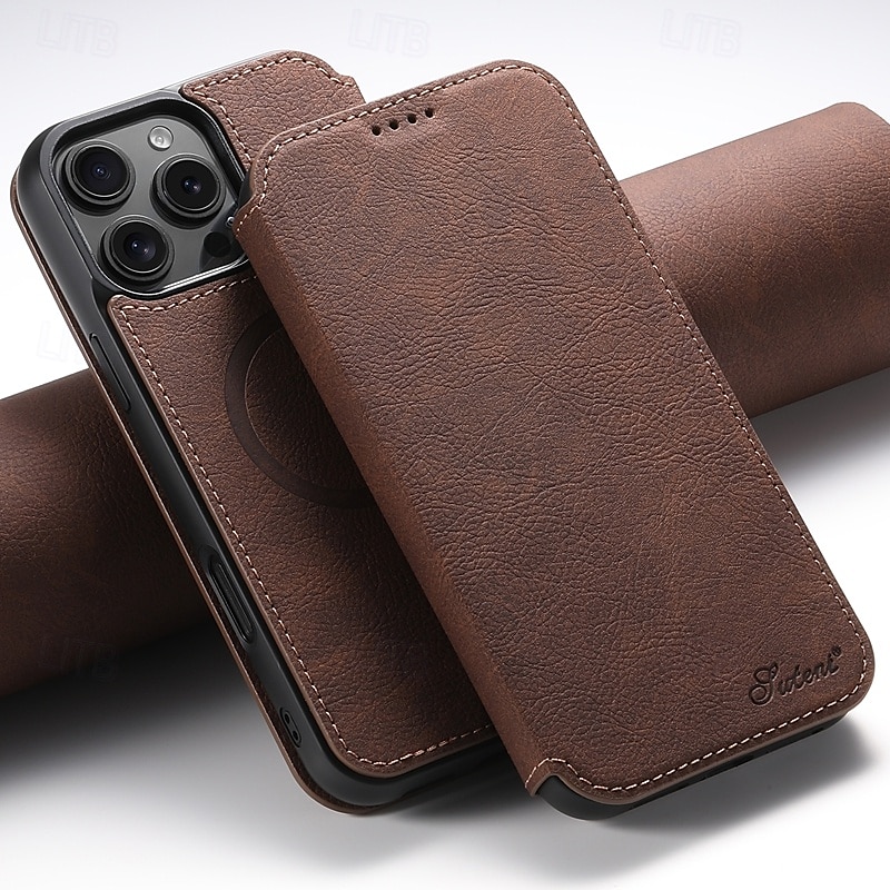 telefono Custodia Per iPhone 16 Pro Max Plus iPhone 15 Pro Max Plus iPhone 14 13 12 Pro Max Plus iPhone 14 Pro Max iPhone 13 12 Pro Max Per retro Con supporto A calamita Supporta la ricarica wireless del 2025 a $26.99 –P6