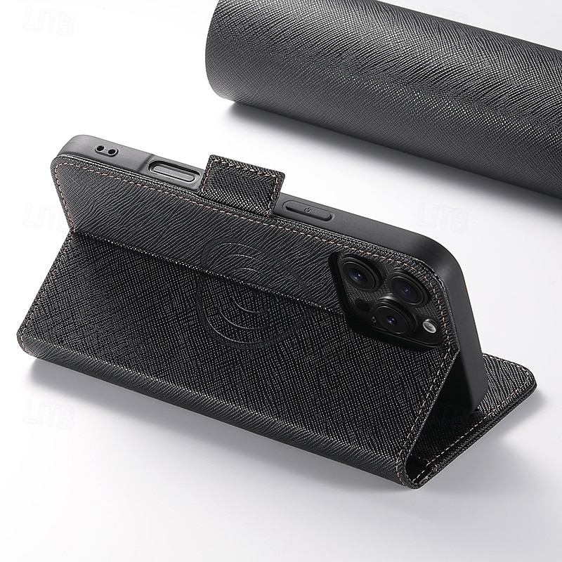 Phone Case For iPhone 16 15 14 Pro Max Plus iPhone 13 12 Pro Max Wallet Case with Stand Holder Magnetic Card Slot Retro TPU PU Leather 2025 - $25.99 –P5