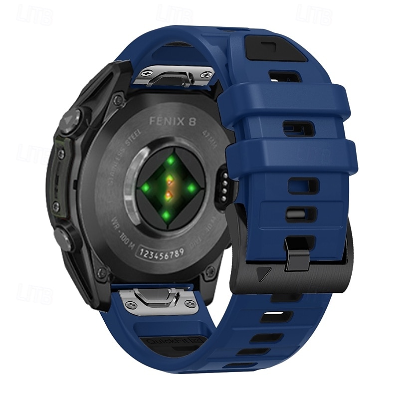 Uita-Band pentru Garmin Fenix 8 47mm 51mm 7X 6 6X Pro Epix Pro Instinct 2X Approach S70 S62 S60 Forerunner 955 945 Epix Marq Descent Quatix 22mm 26mm Silicon Înlocuire Curea Potrivire rapidă Ajustabil 2025 - $21.99 –P6