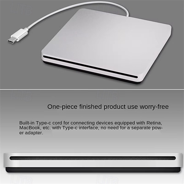 External DVD Burner Drive USB 3.0 Type-C Optical Drive Slim Slot-in CD DVD RW Burner Player USB C Superdrive for Window 2025 - $39.99 –P2