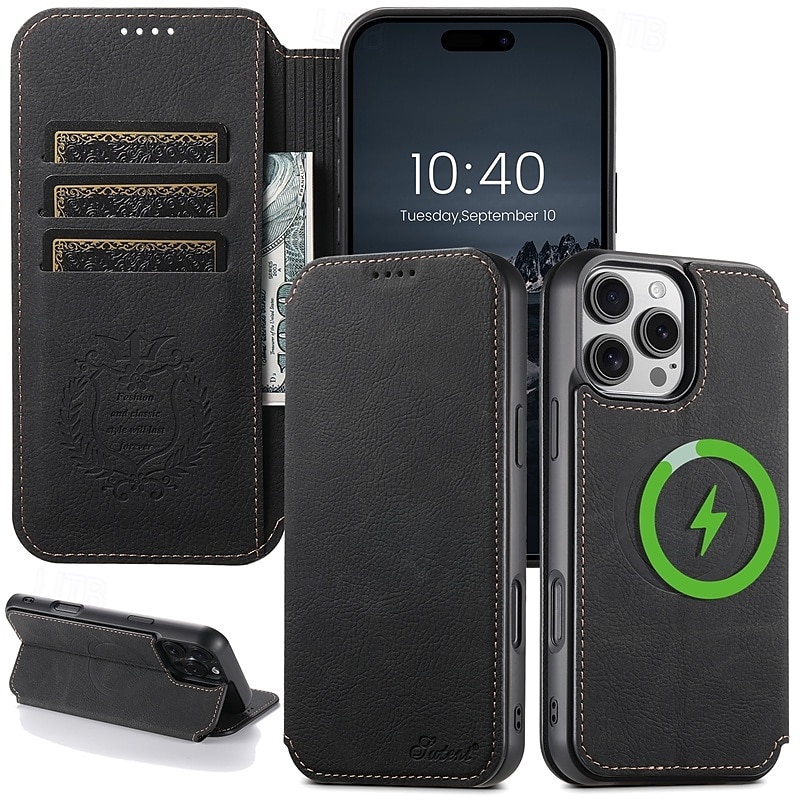 telefono Custodia Per iPhone 16 Pro Max Plus iPhone 15 Pro Max Plus iPhone 14 13 12 Pro Max Plus iPhone 14 Pro Max iPhone 13 12 Pro Max Per retro Con supporto A calamita Supporta la ricarica wireless del 2025 a $26.99 –P8